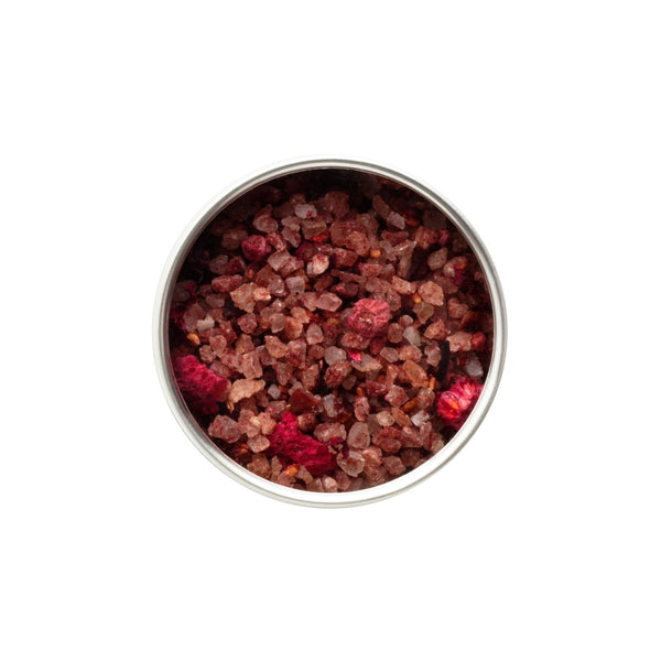 raspberry hibiscus bolivian rose salt - farm candy