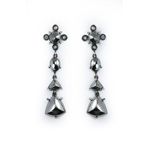 lunar earrings - francesca romana diana
