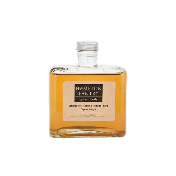 blackberry roasted pepper vinegar - farm candy