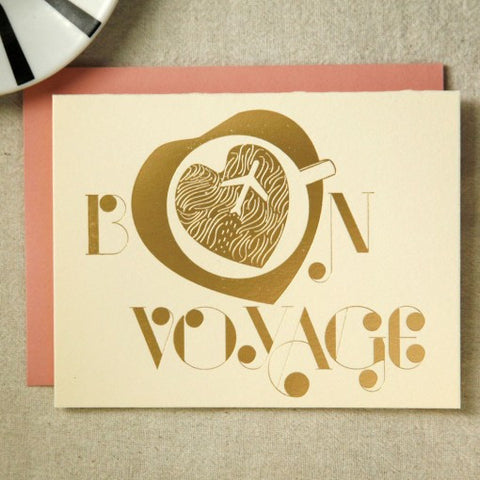 bon voyage card - papersheep