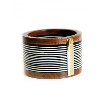 brazilian wood cuff - francesca romana diana