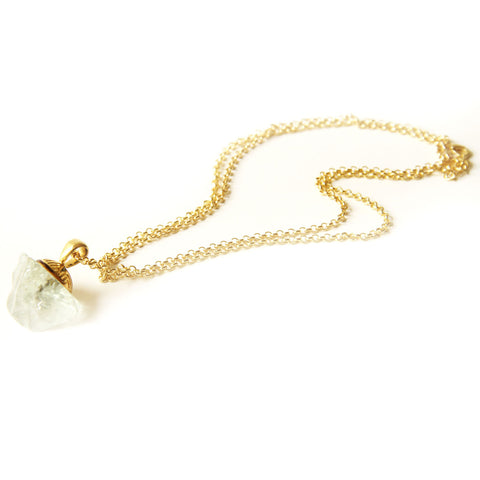 brute quartz necklace - francesca romana diana