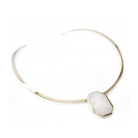 buzios dolomite silver choker - francesca romana diana