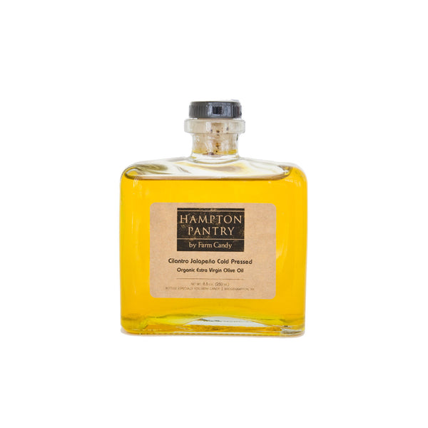 cilantro jalapeño extra virgin oilve oil - farm candy