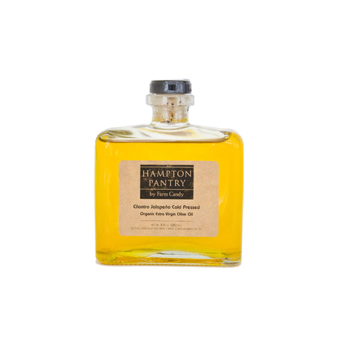 cilantro jalapeño extra virgin oilve oil - farm candy