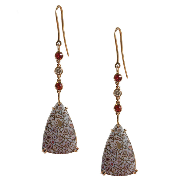 dino bone earrings - meredith marks