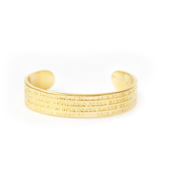 energia gold bracelet - francesca romana diana