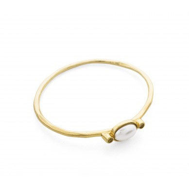 eternity pearl gold bracelet - francesca romana diana