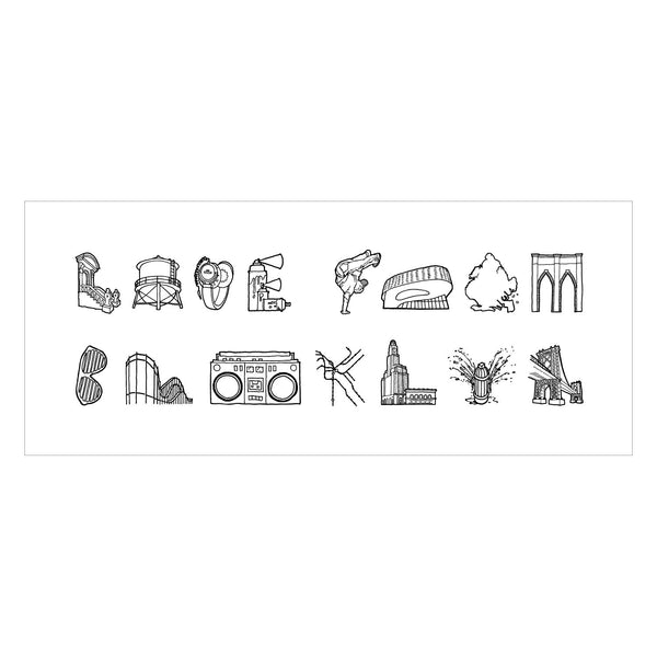 ￼￼lp love from brooklyn 6pack - letter collective