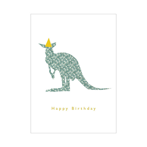 dg zoo happy birthday kangaroo 6pk - letter collective