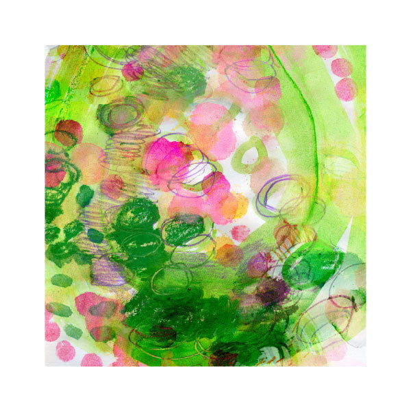 dg watercolor grass single - letter collective