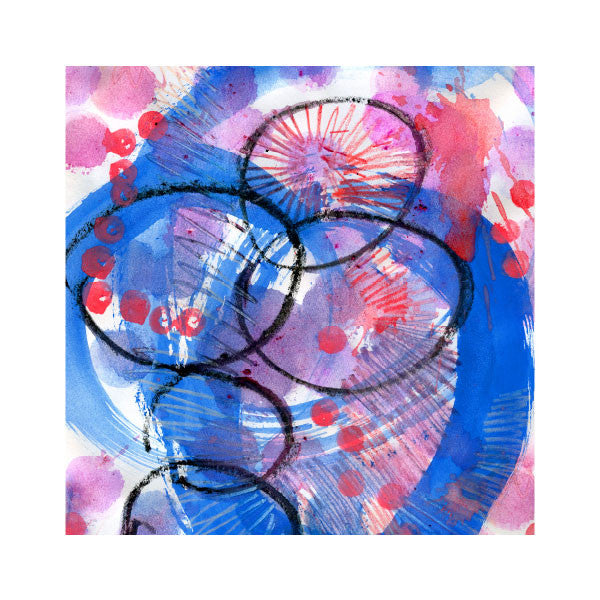 dg watercolor ripple single - letter collective