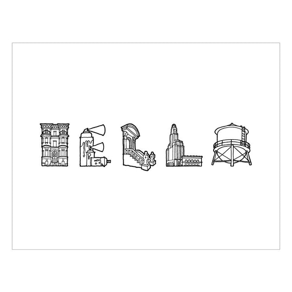lp hello brooklyn 6pack - letter collective