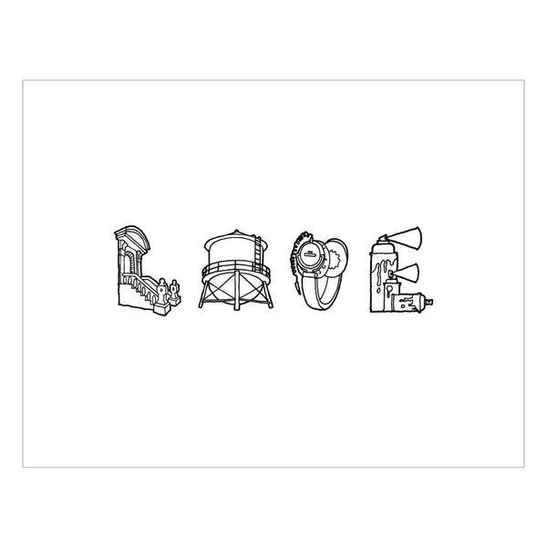 lp love brooklyn 6pack - letter collective
