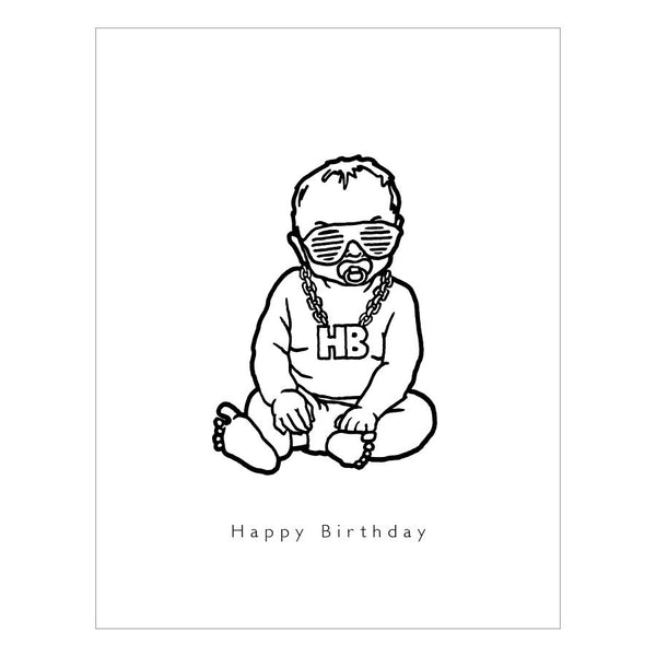 lp happy birthday baby 6pk - letter collective