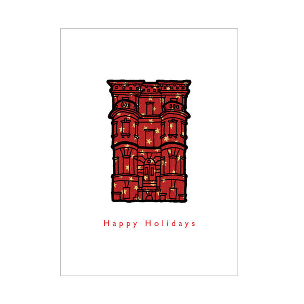 dg happy holidays brooklyn brownstone single - letter collective