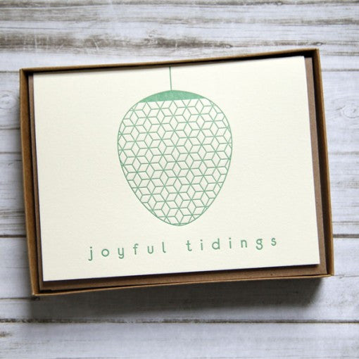 joyful tidings holiday card pack - papersheep