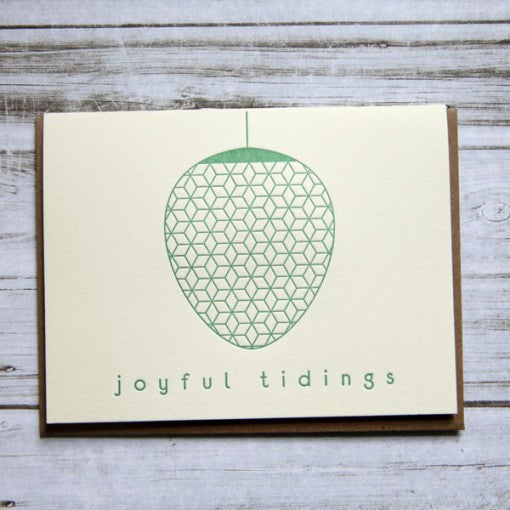 joyful tidings holiday card - papersheep