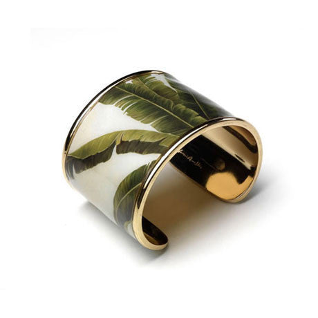lelli orleans e braganza: paintings of brazil enamel cuffs - francesca romana diana