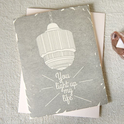 light up my life card - papersheep