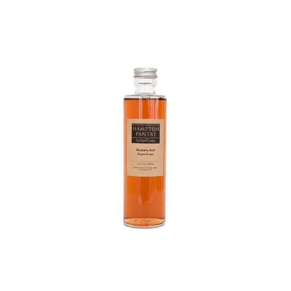 raspberry basil vinegar - farm candy