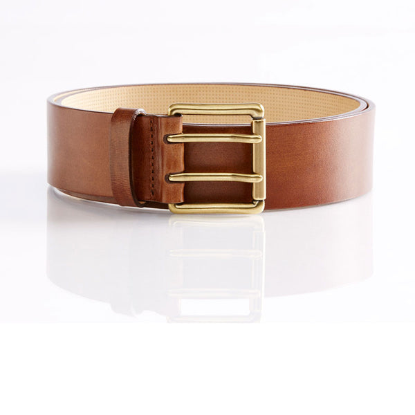 astor leather belt brown - boga