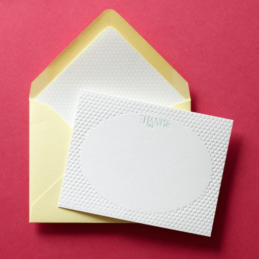 thanks note - yellow - papersheep