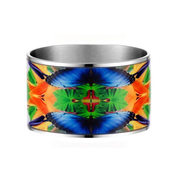 ave del paraiso silver 4 cm - flor amazona