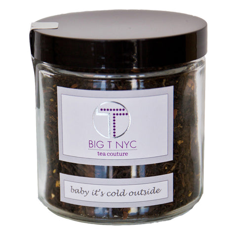 baby it's cold outside organic black tea - 16oz jar (100g) - big t nyc