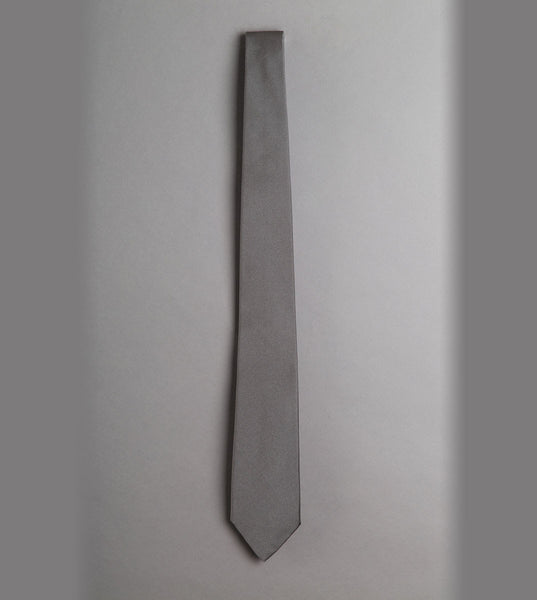charcoal silk tie - boga