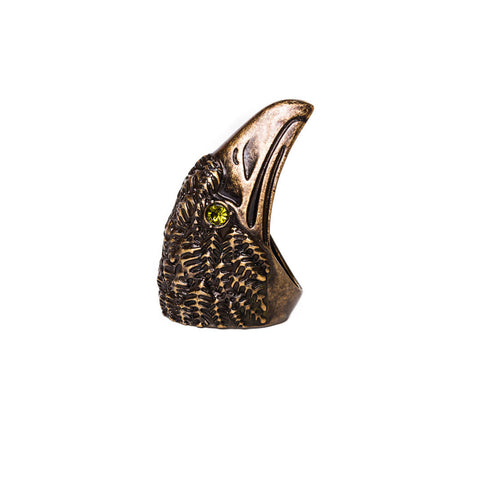 condor ring vintage gold - flor amazona