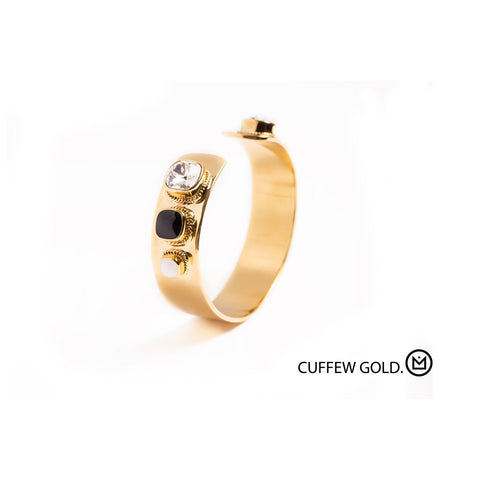 cuffew gold bangle - hipanema
