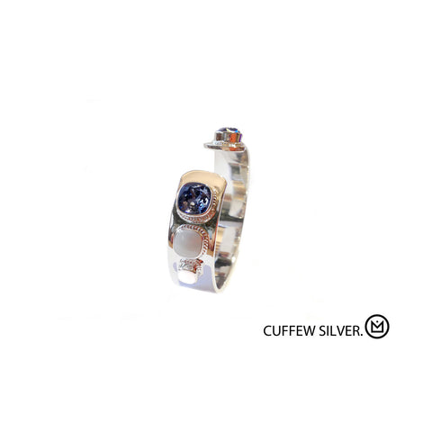 cuffew silver bangle - hipanema