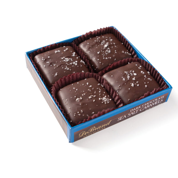 sea salt caramel - dark chocolate - debrand chocolates