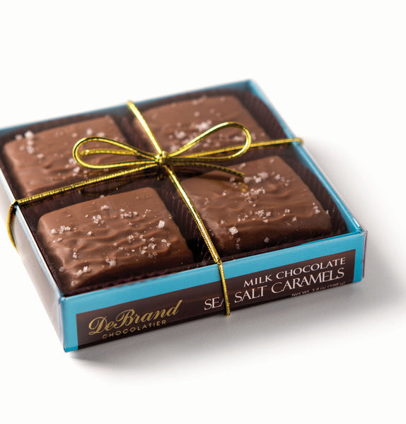 sea salt caramel - milk chocolate - debrand chocolates