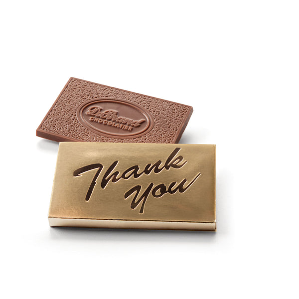 thank you - chocolate thought - milk chocolate - debrand chocolates