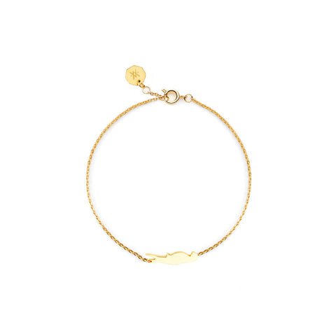 parrot bracelet gold - flor amazona